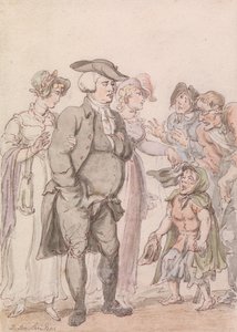 The Vicar of Wakefield: Frontispiece by Thomas Rowlandson